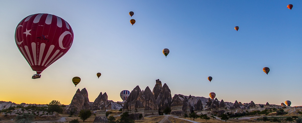 Turkish balloons. Cappadocia, Turchia