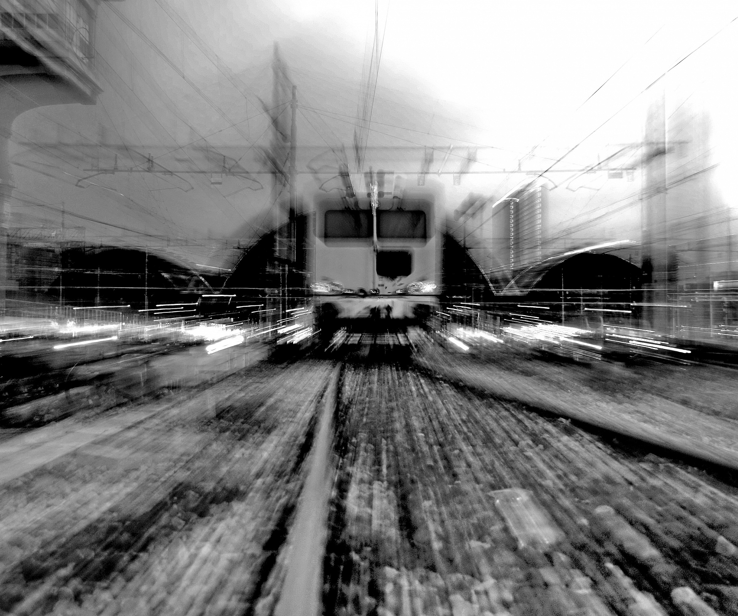 standing train - Milano railway station