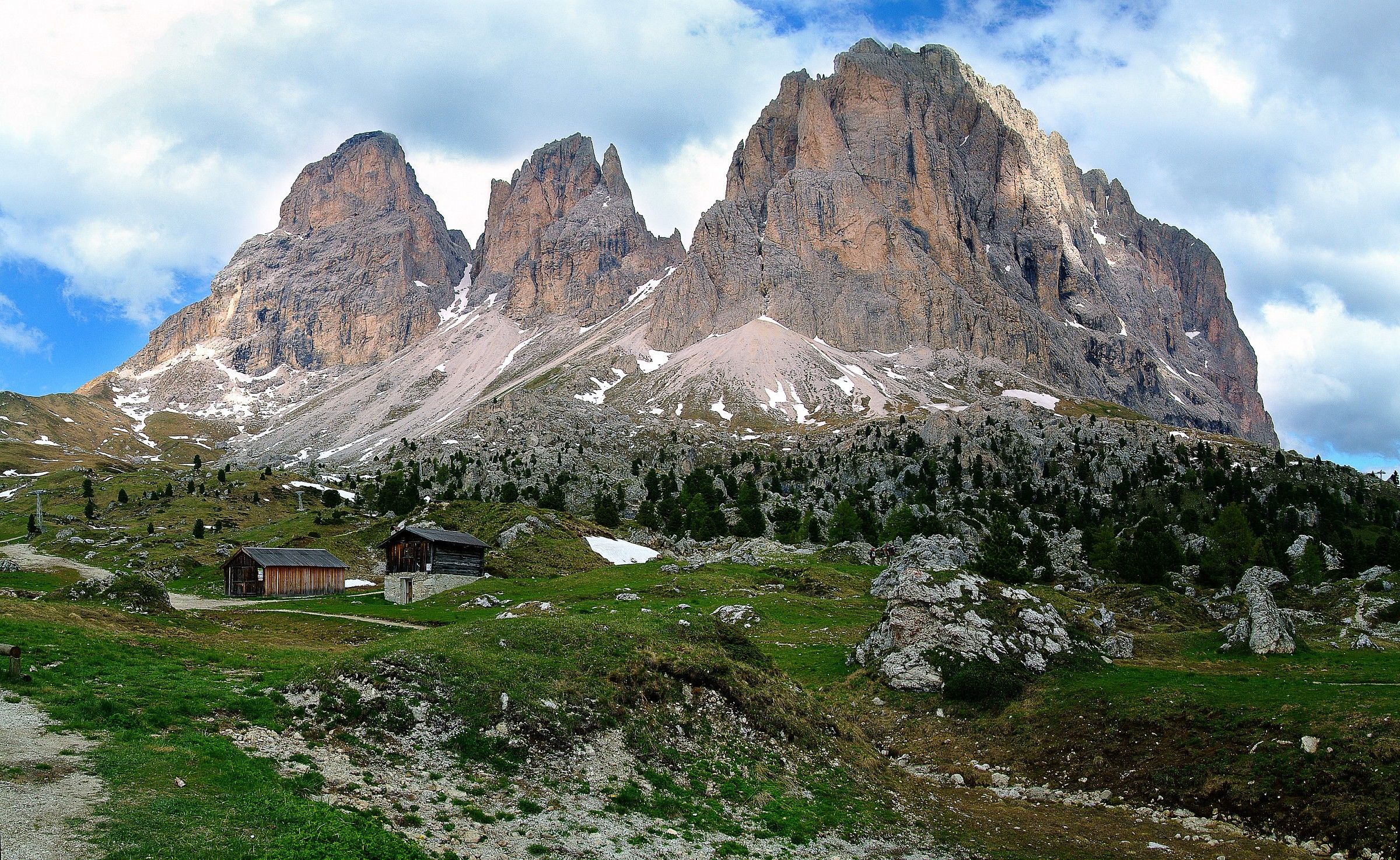 Sassolungo dal passo Sella