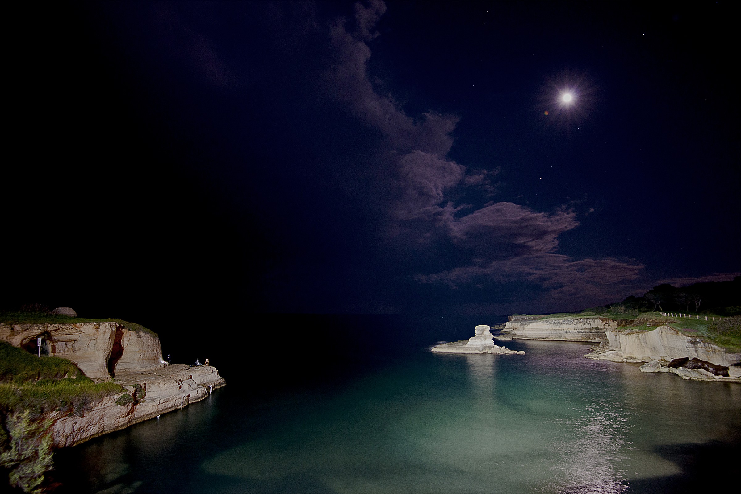 Magical night of a full moon night