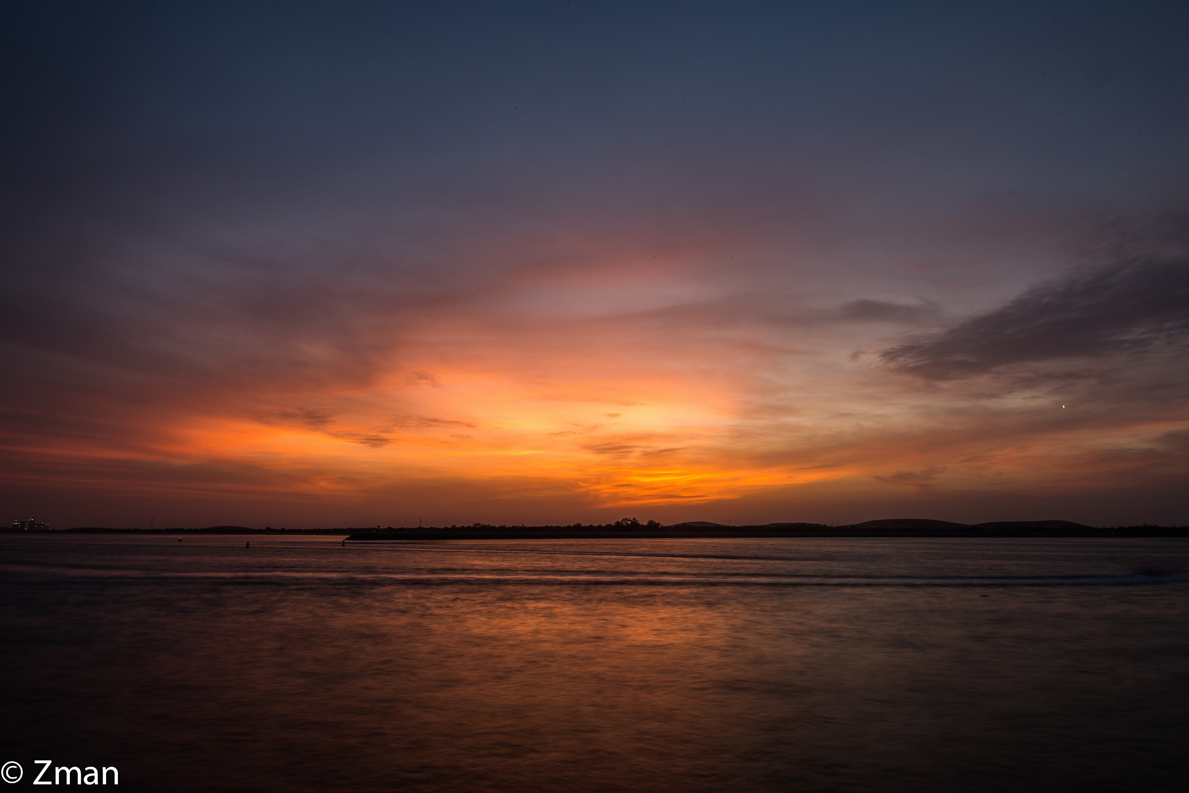 Sunset From Abu Dhabi Corniche
