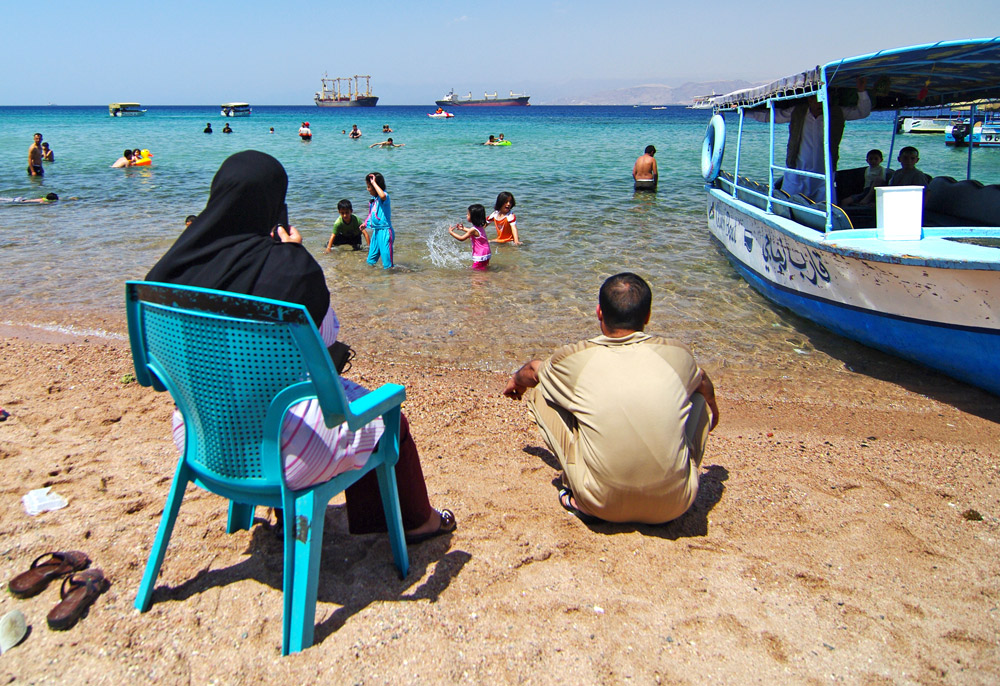 Aqaba - the beach