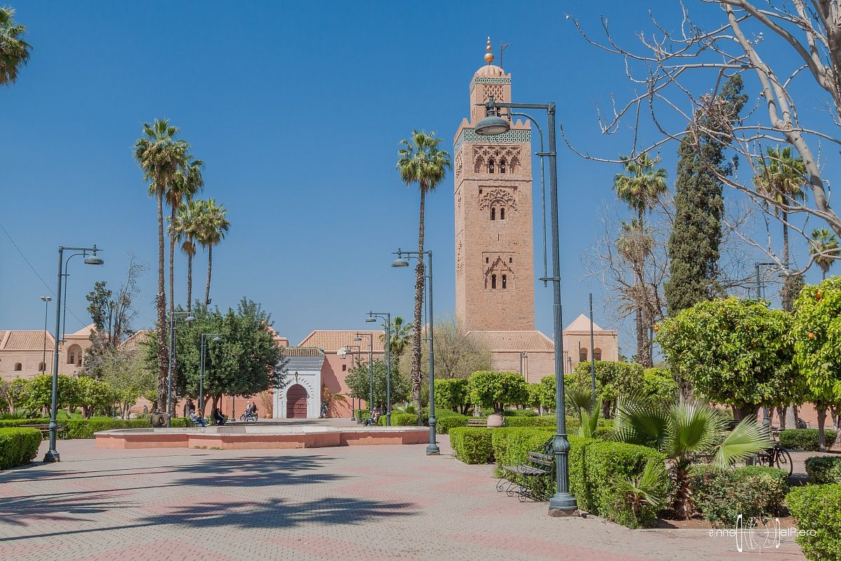 Marrakech - Gardens of the Koutoubia mosque