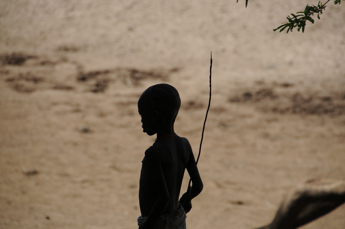 little shepherd in the Omo Valley
