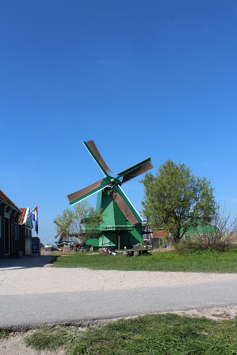 The green windmill