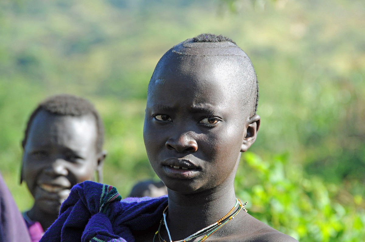 young ethnic Surma