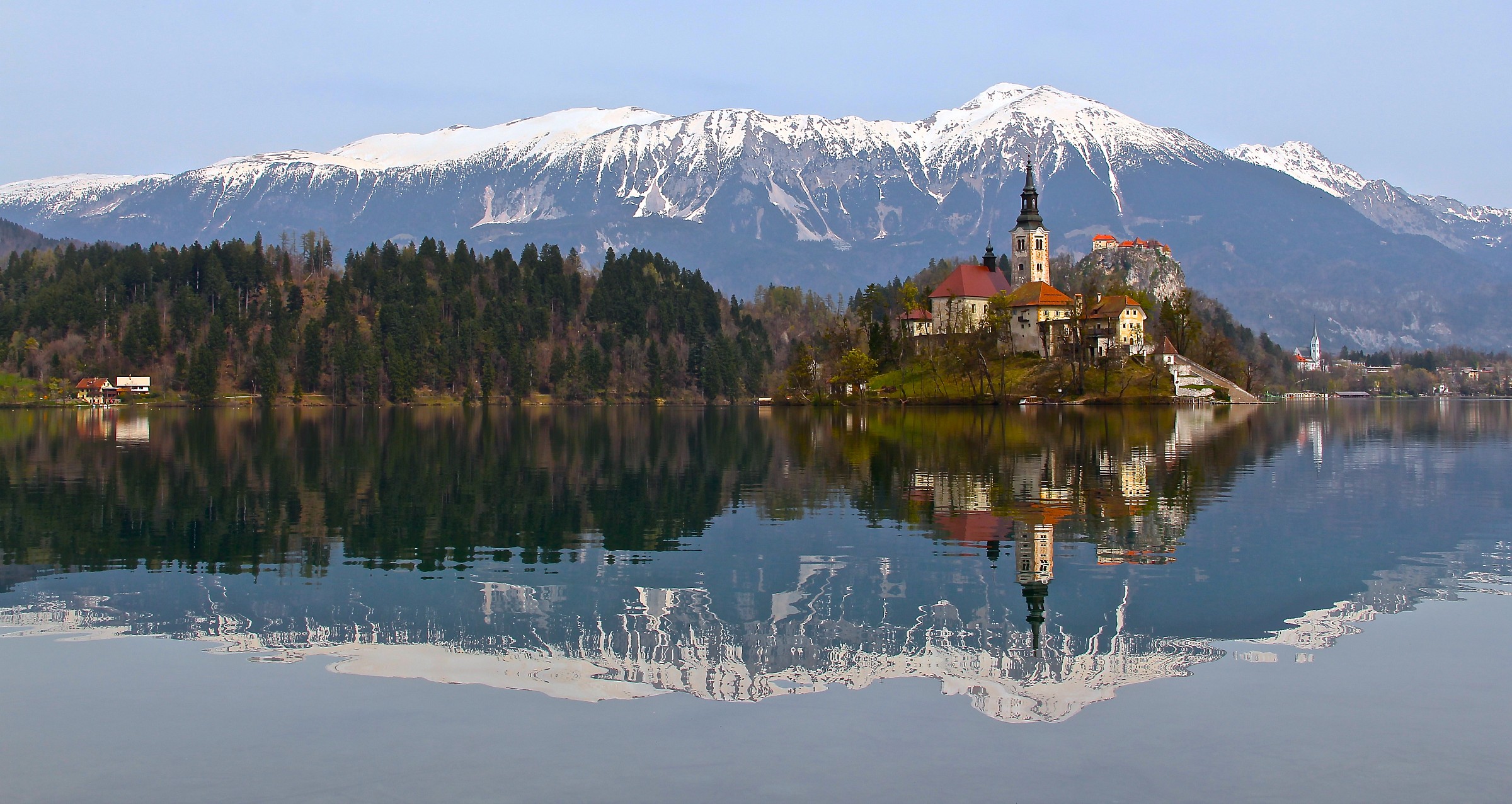 A reflection of Bled (Slovenia)