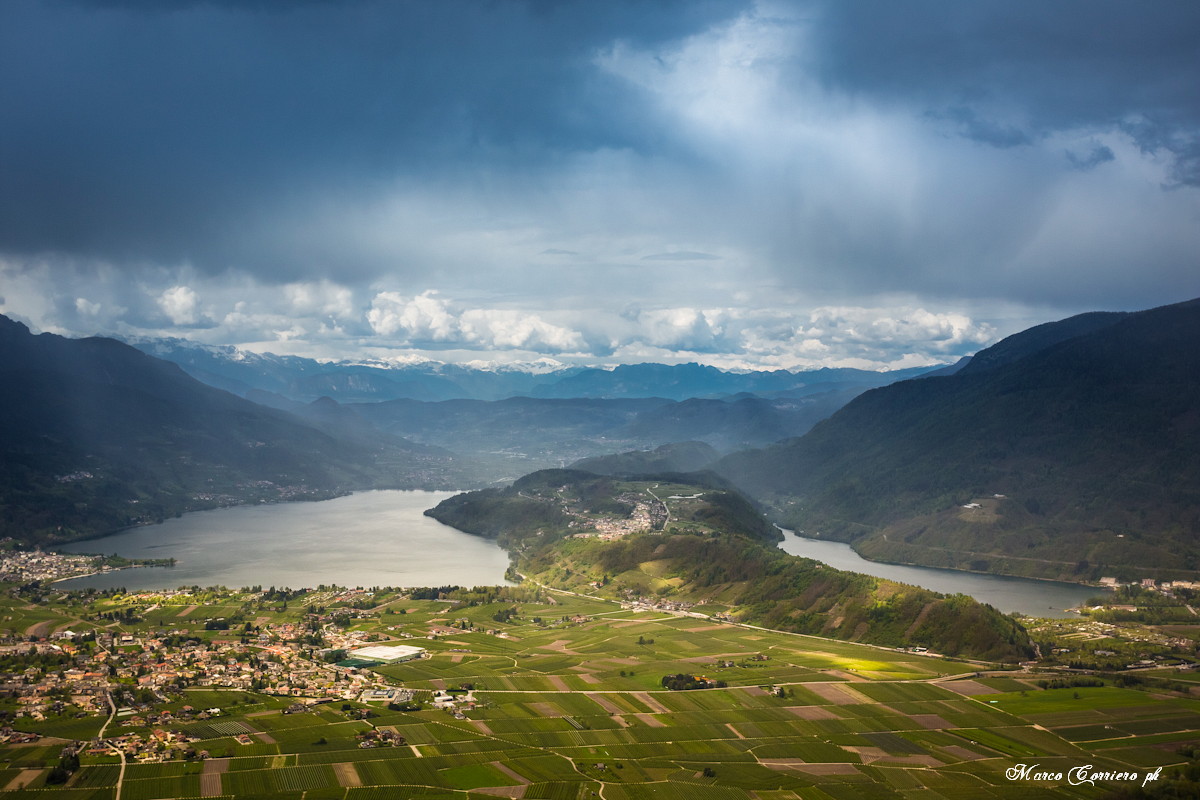 Caldonazzo before the storm