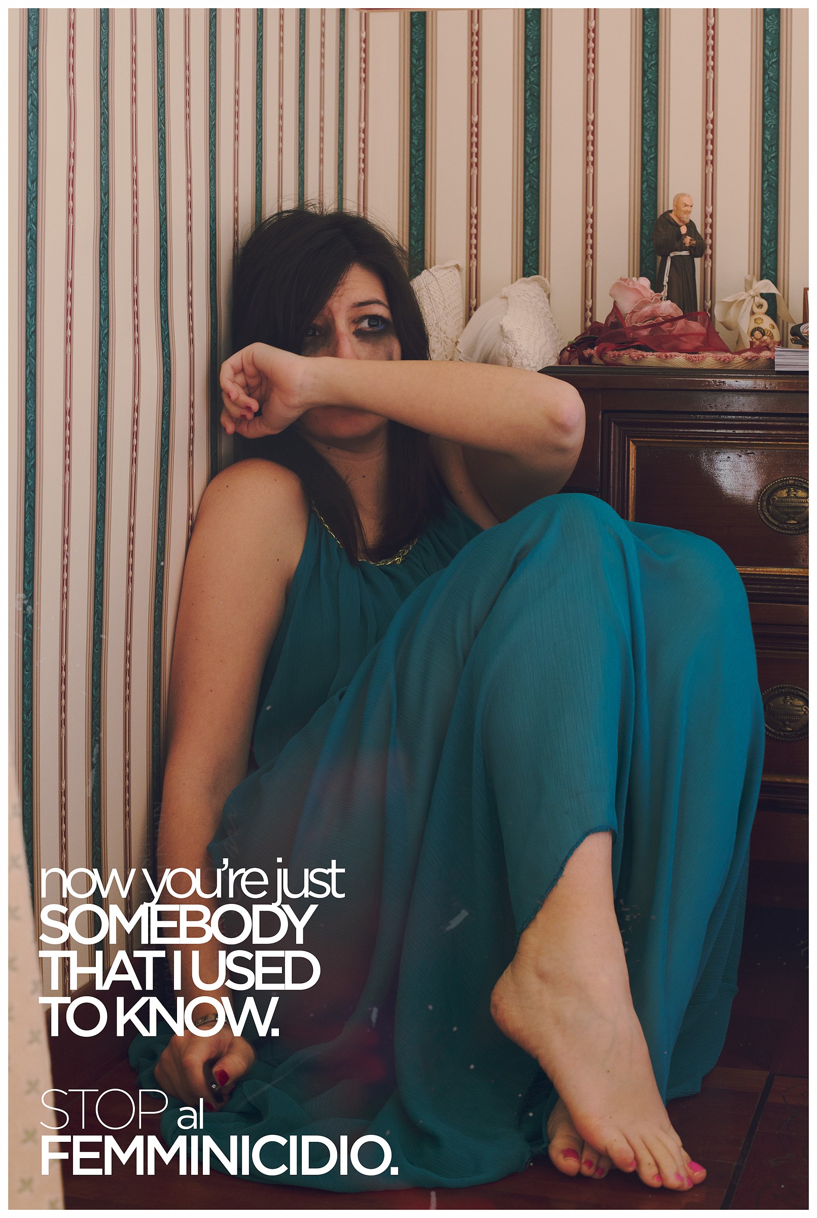 I say no to violence.