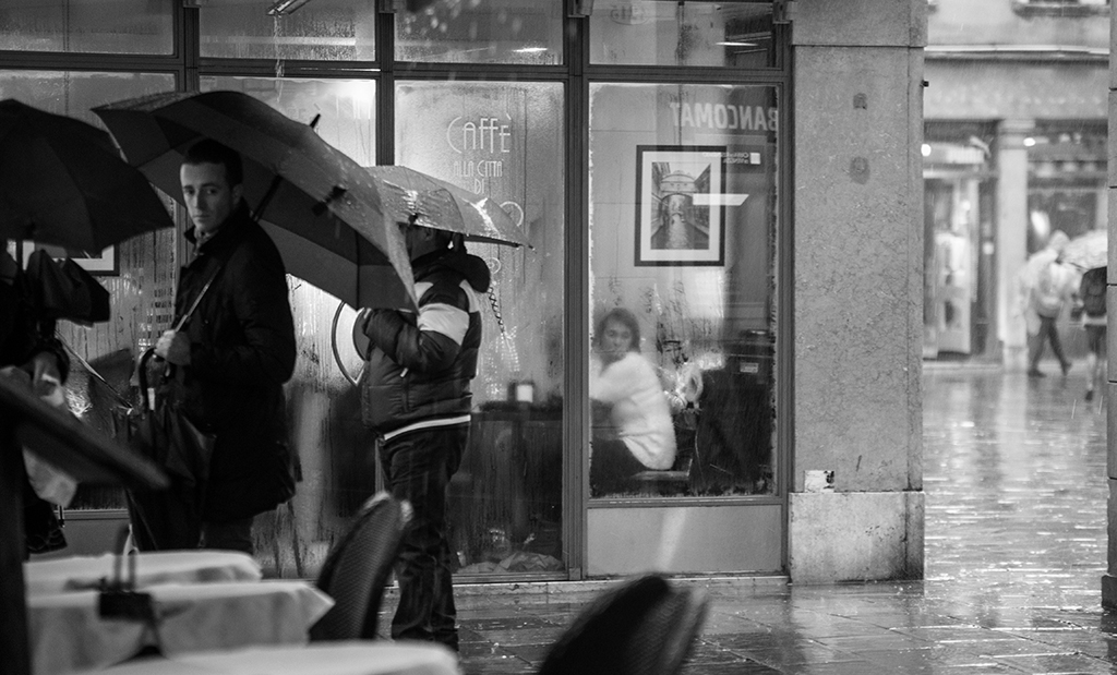 Rainy day at venezia