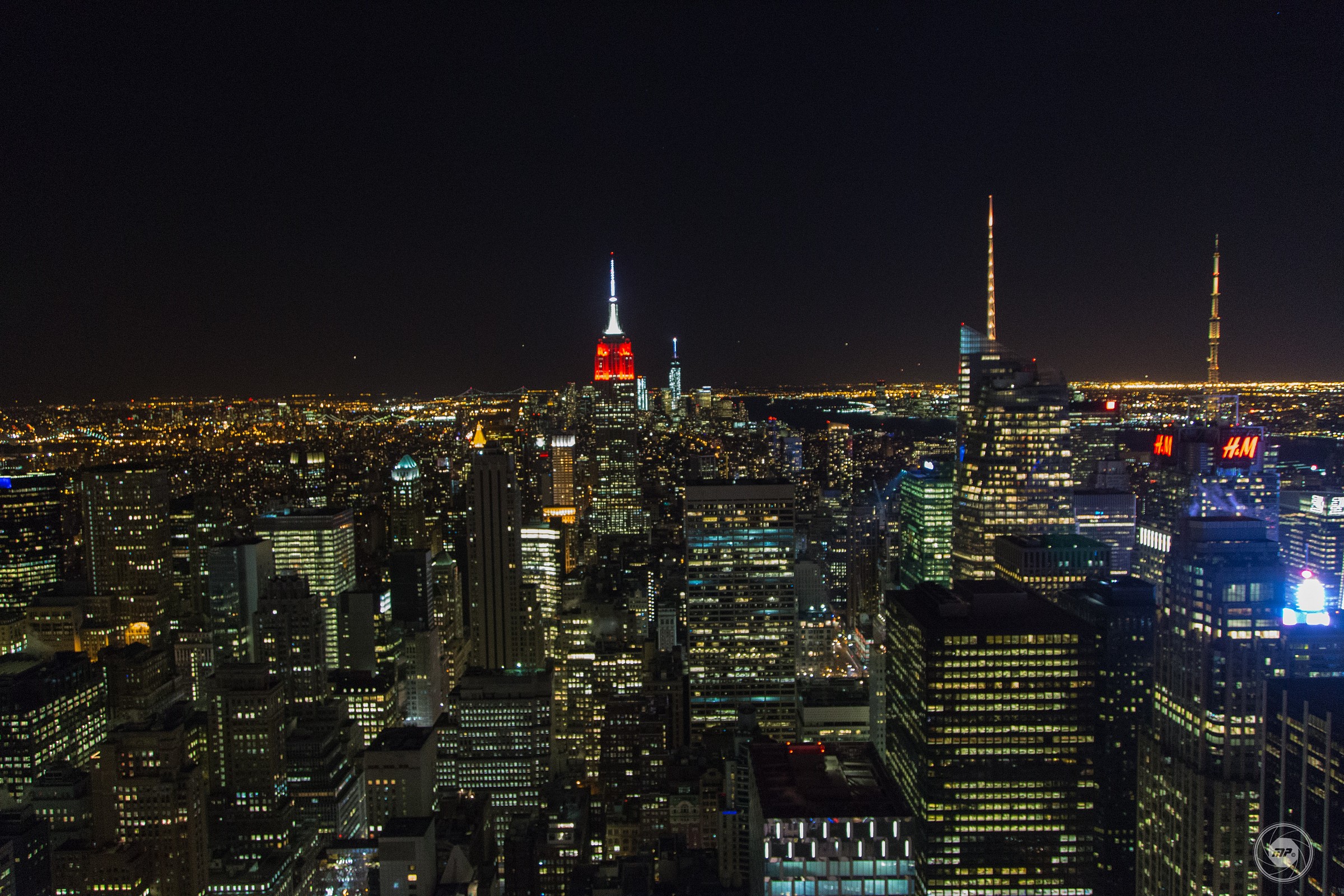 From the top of the rock
