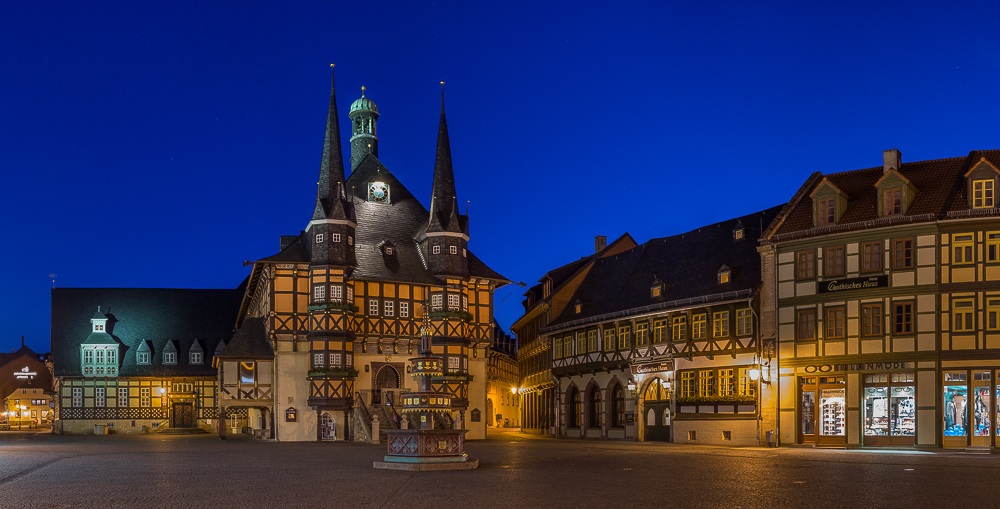 Marktplatz Wernigerode Panorama 2