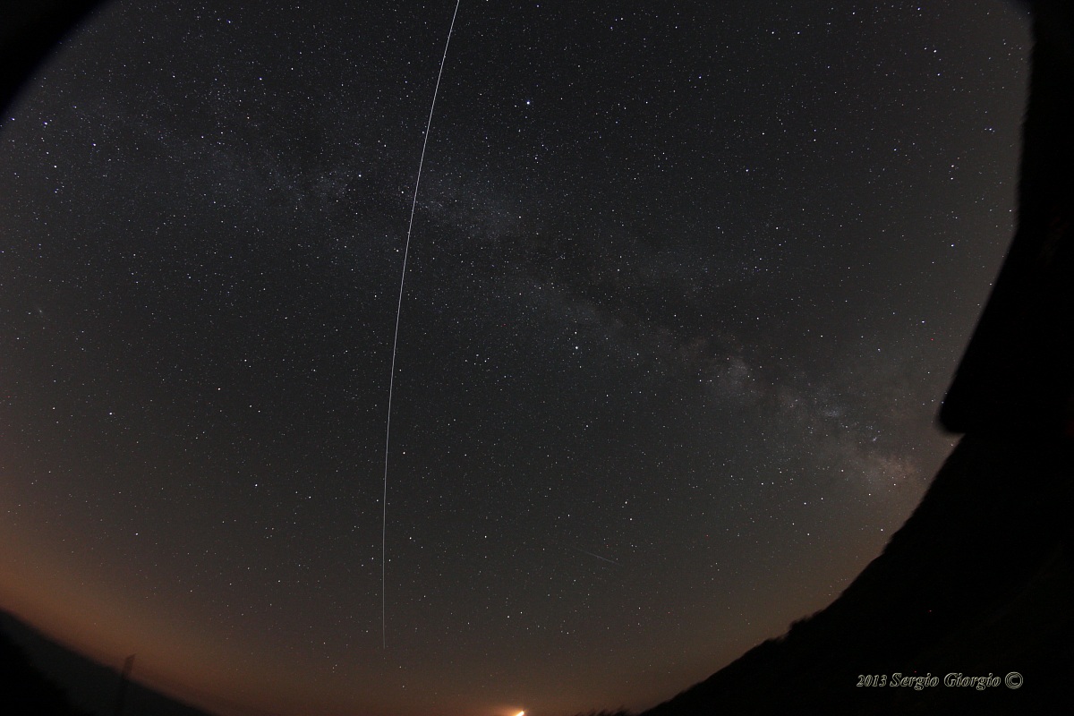 Passage of the International Space Station