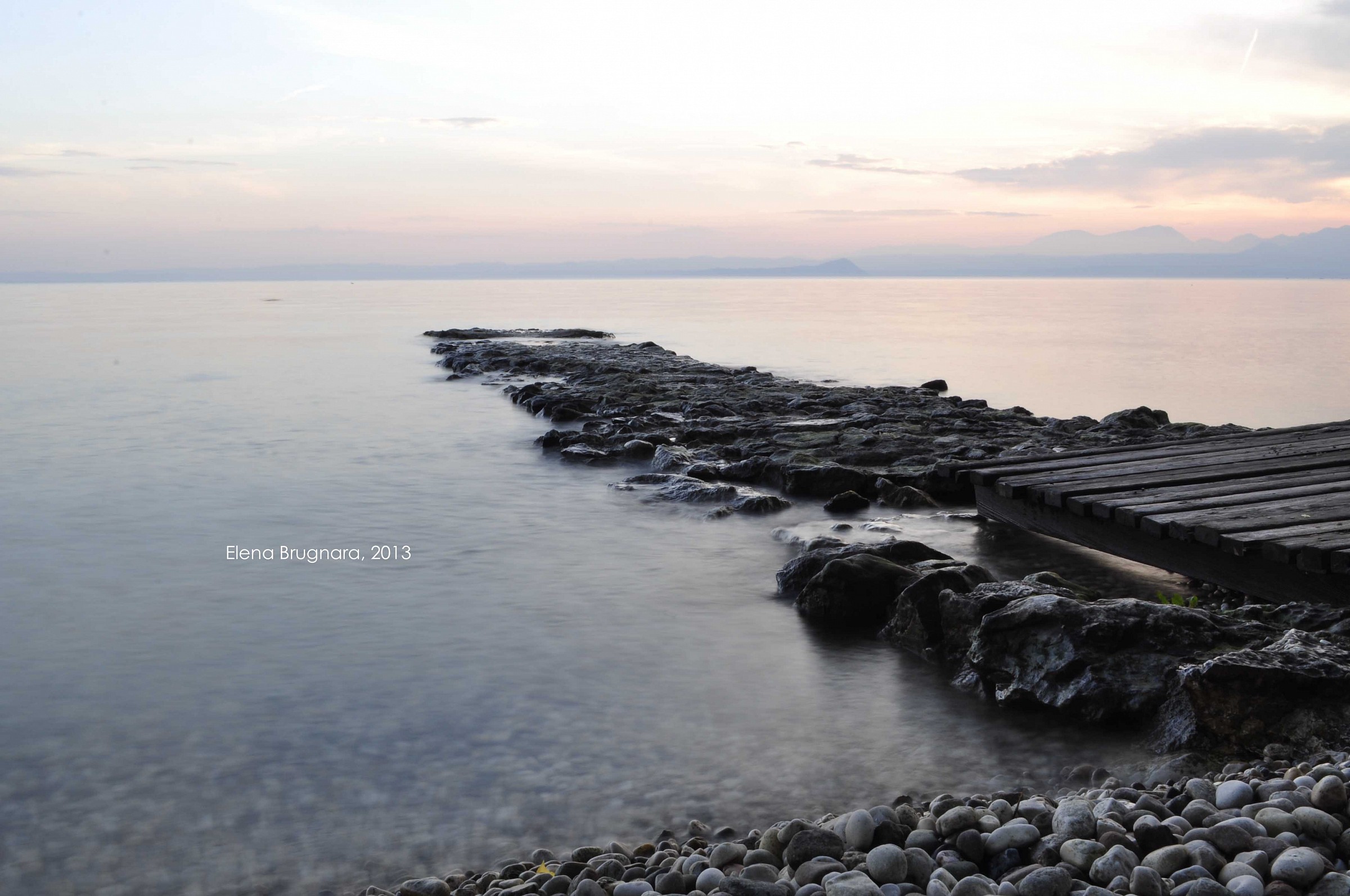 Un cammino nel vuoto - Lago di Garda