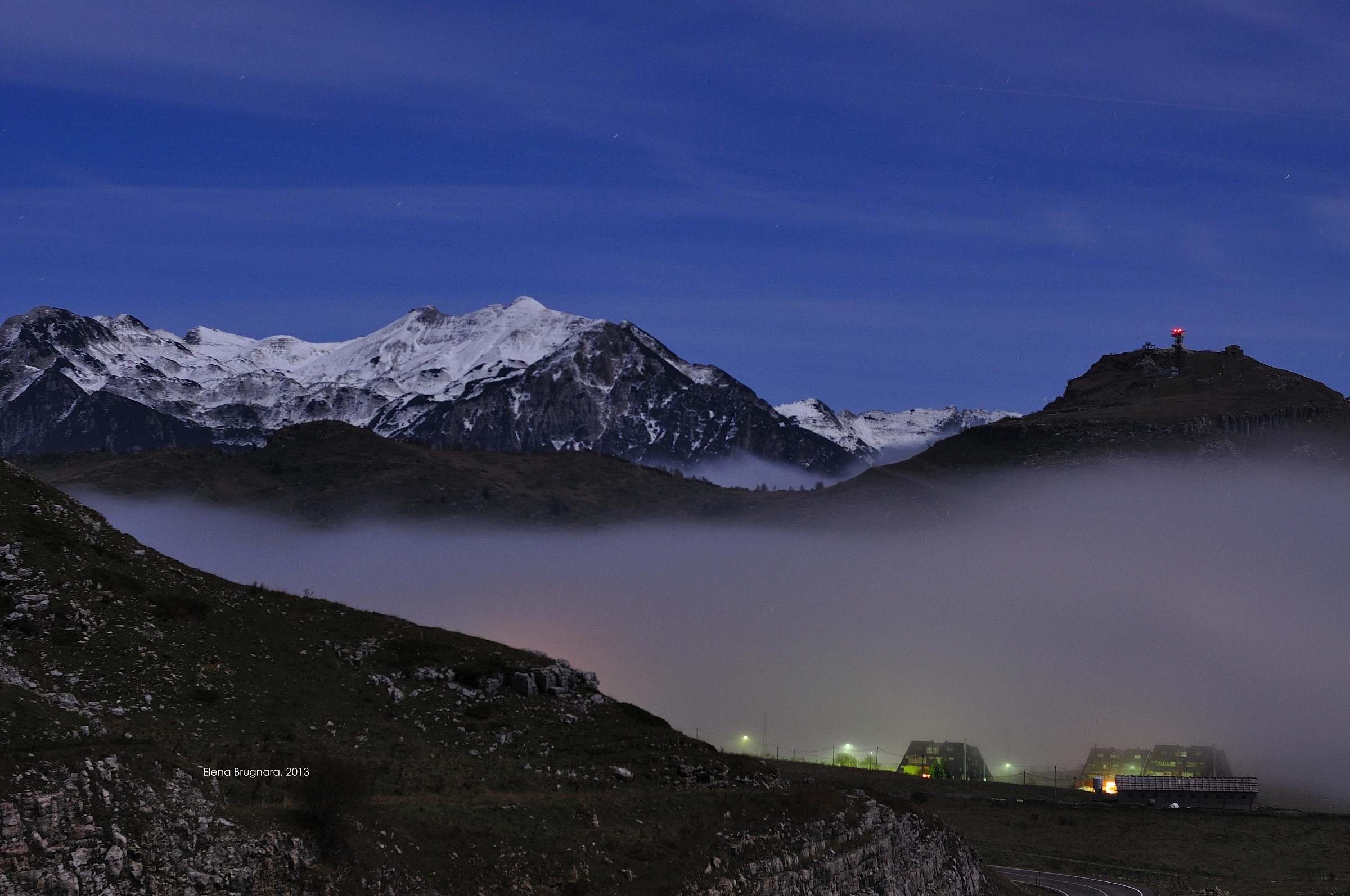 Nuvole nella notte - Passo del Branchetto Lessinia