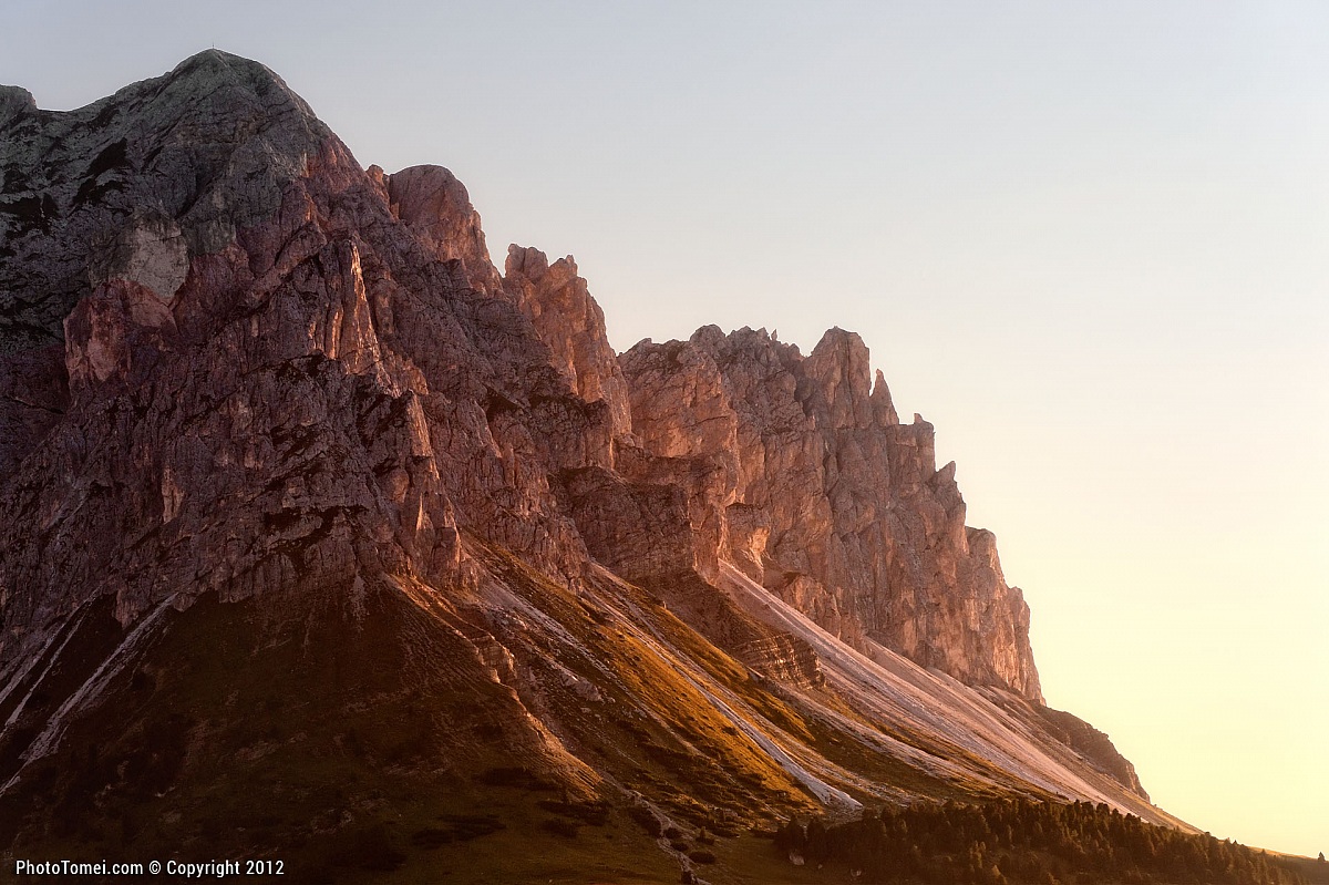 South Tyrol - Sunset from the Passo delle Erbe