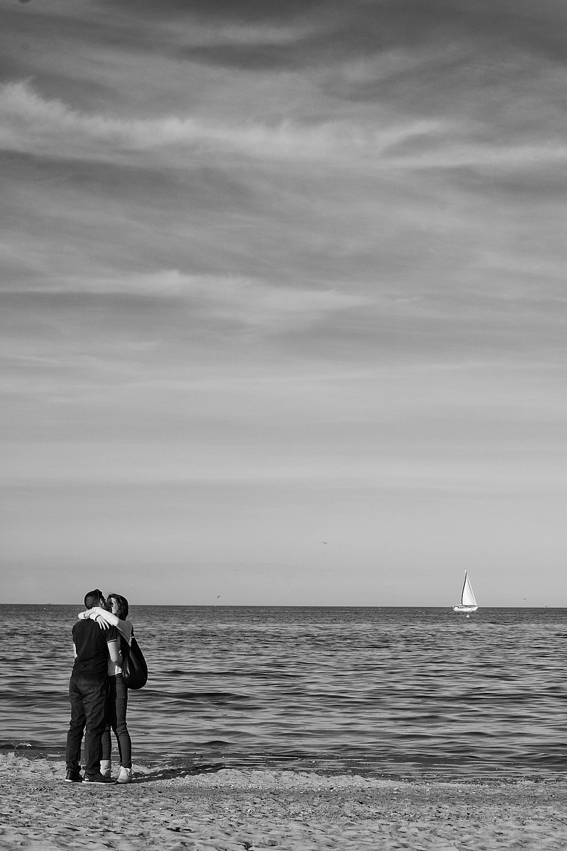 innamorati sulla riva..