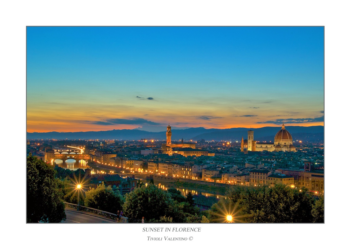 Sunset in Florence