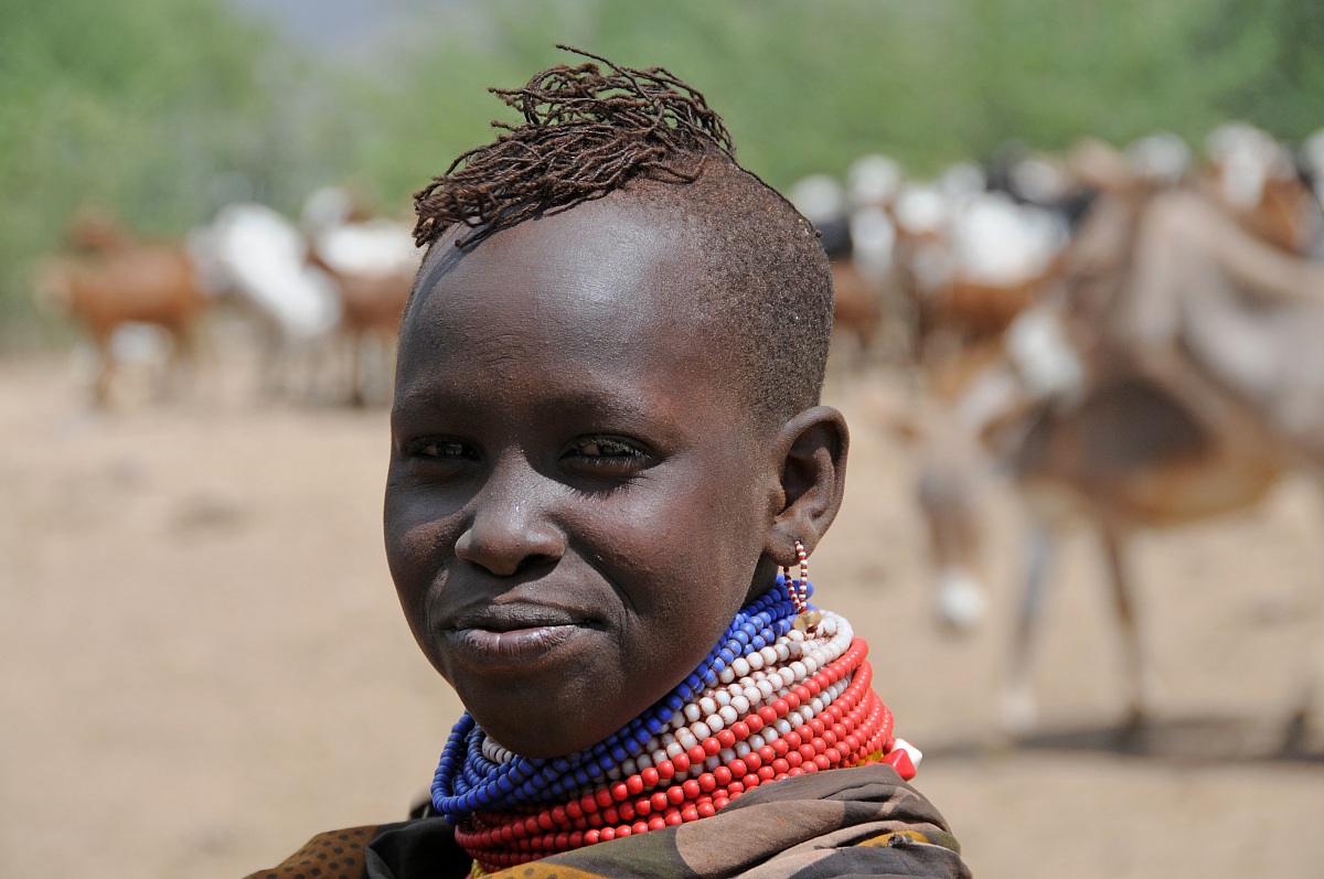 giovane  Turkana - Nord Kenya