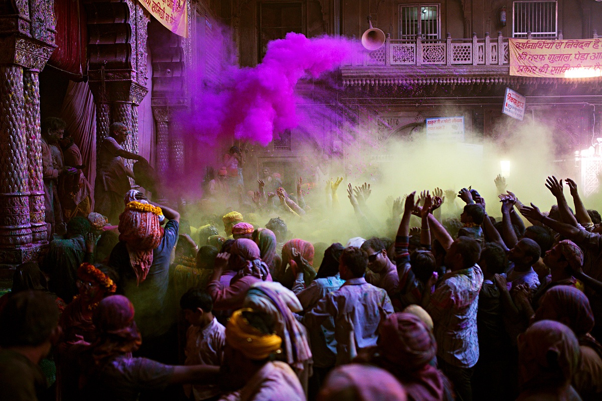 the yellow and the magenta