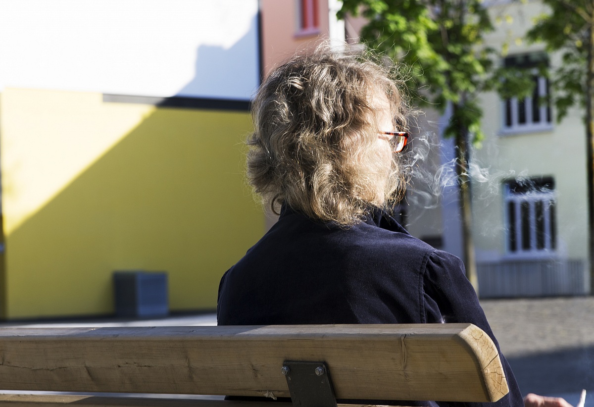 Immersed in his thoughts ....