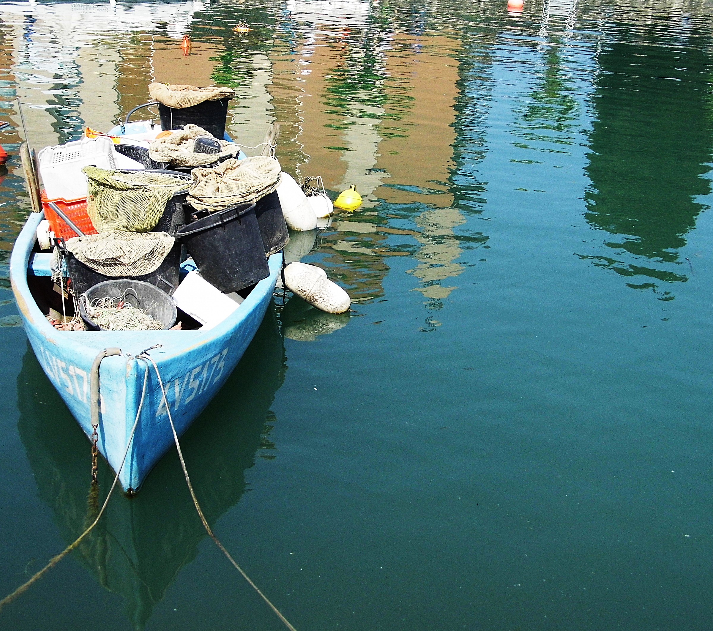 The ancient fishing.