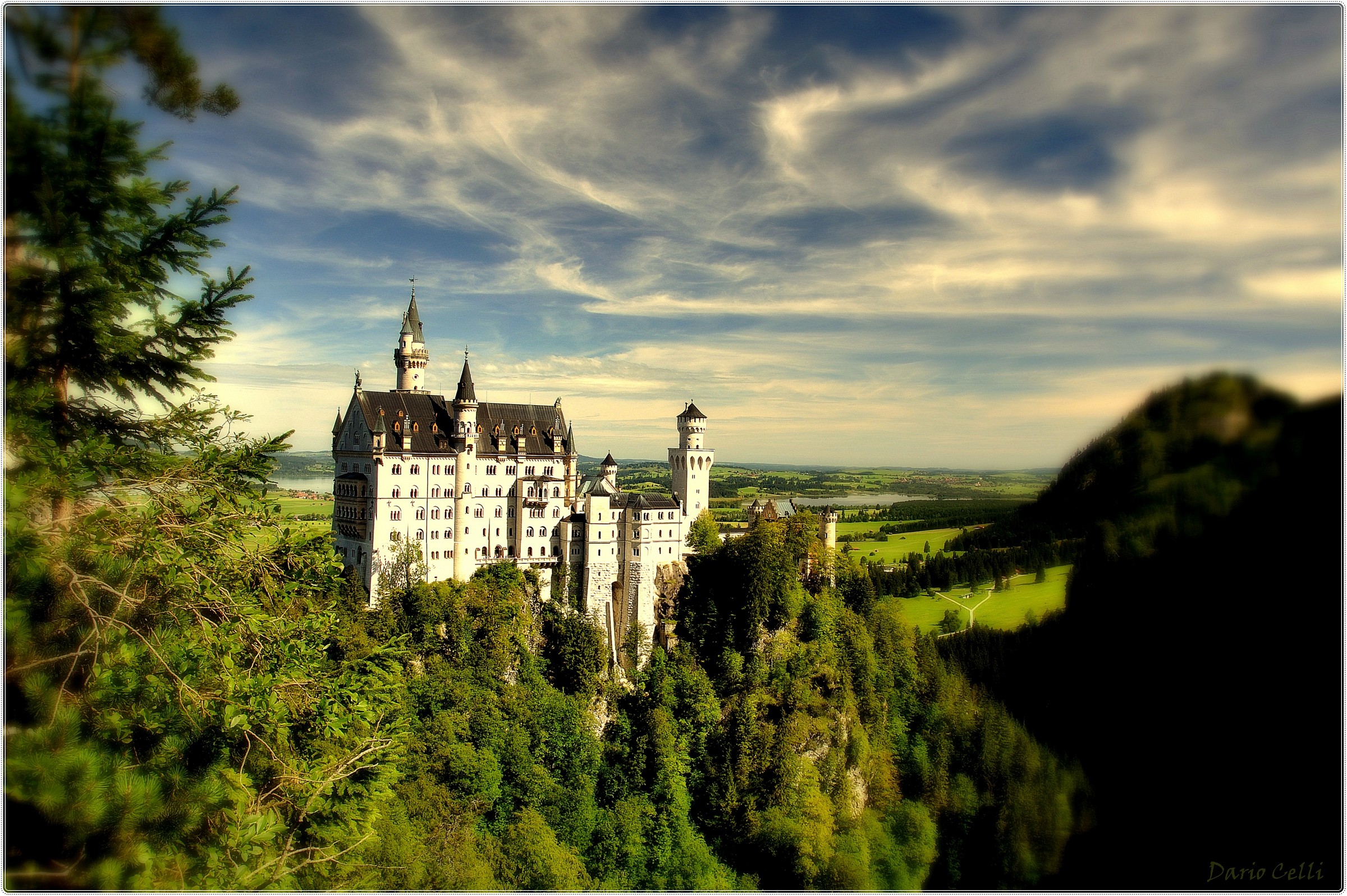 Il castello di Neuschwanstein (Schwangau-Germania)