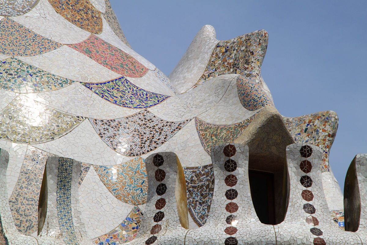 la Barcellona di Gaudì - dettaglio
