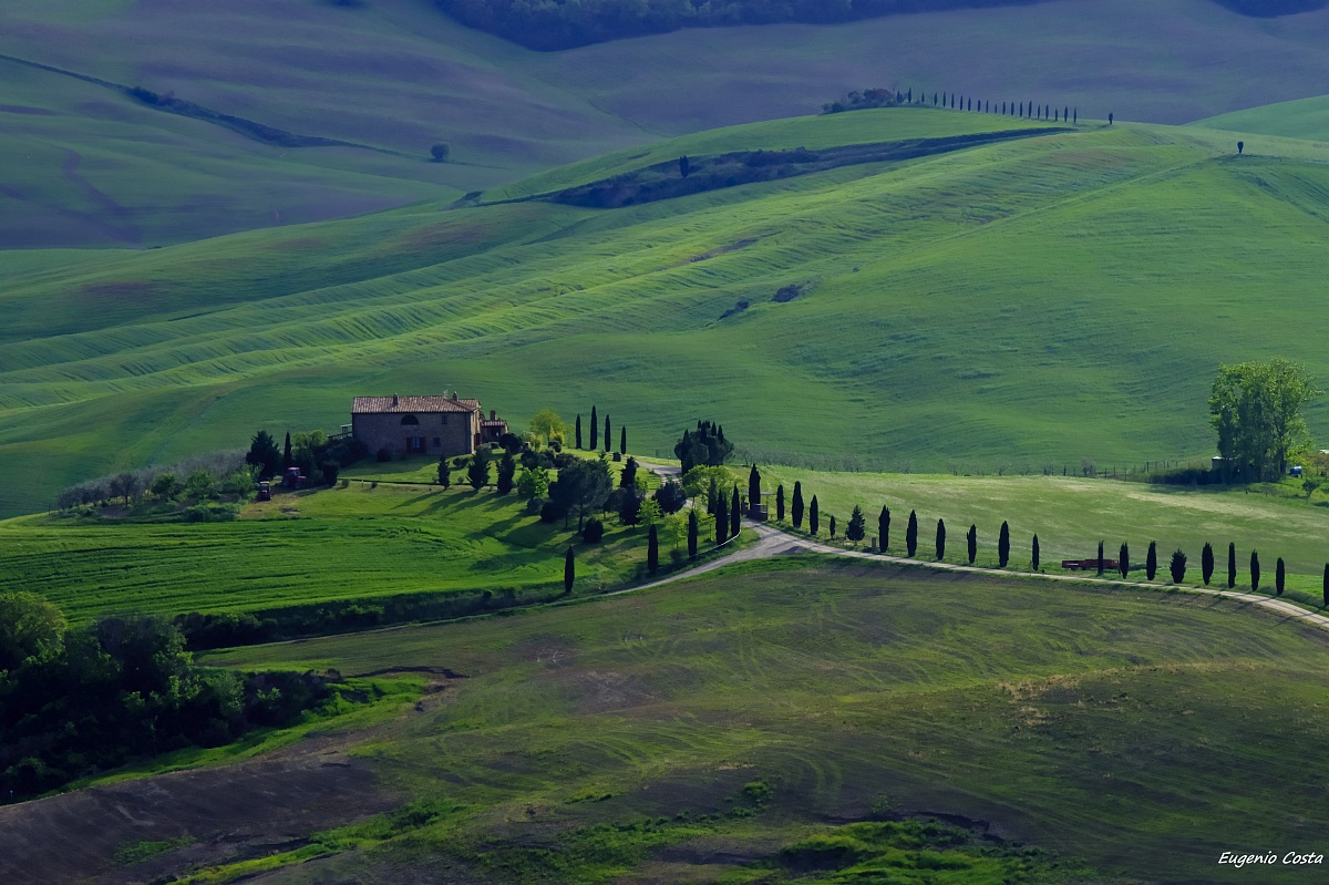 Here we are in Pienza ...