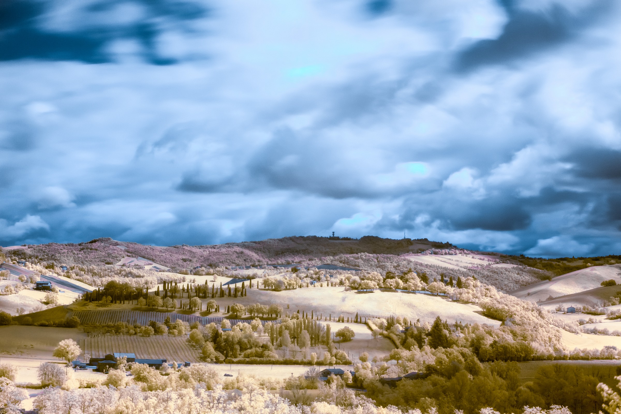 Hills of Reggio infrared