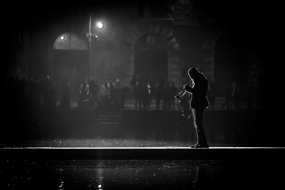 Solo on the PO (Turin jazz festival in 2014)