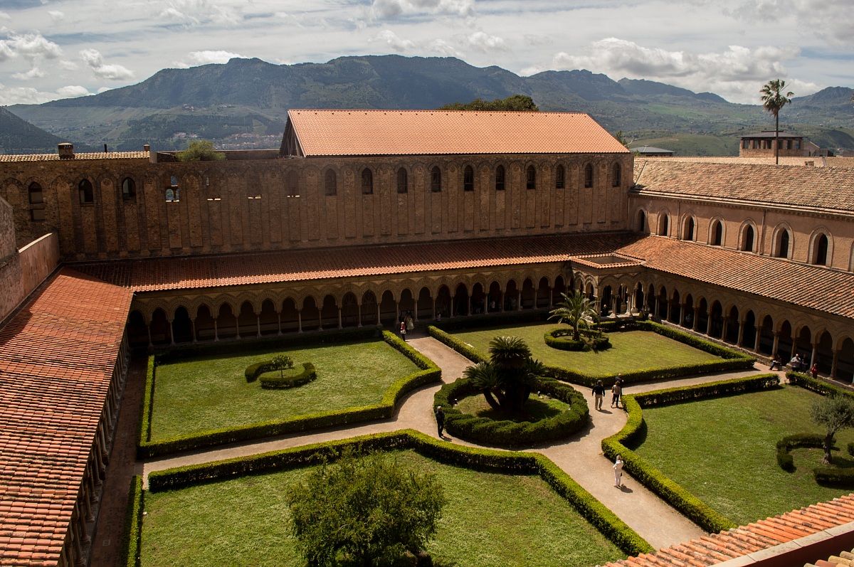 The Cloister seen from above