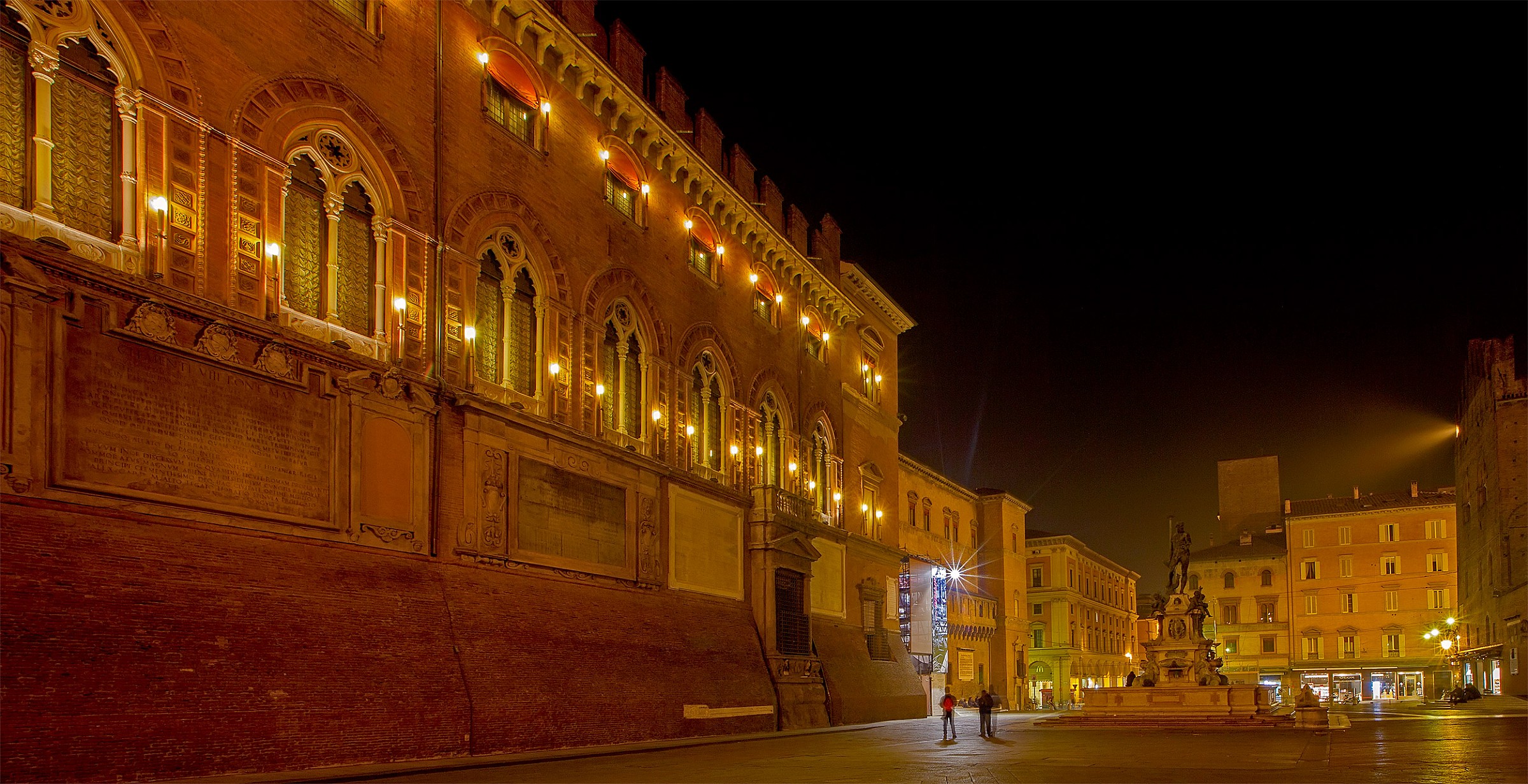 Verso il nettuno (Bologna by night)
