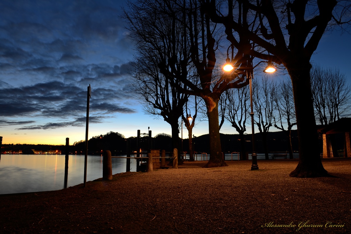 A cold evening in Angera