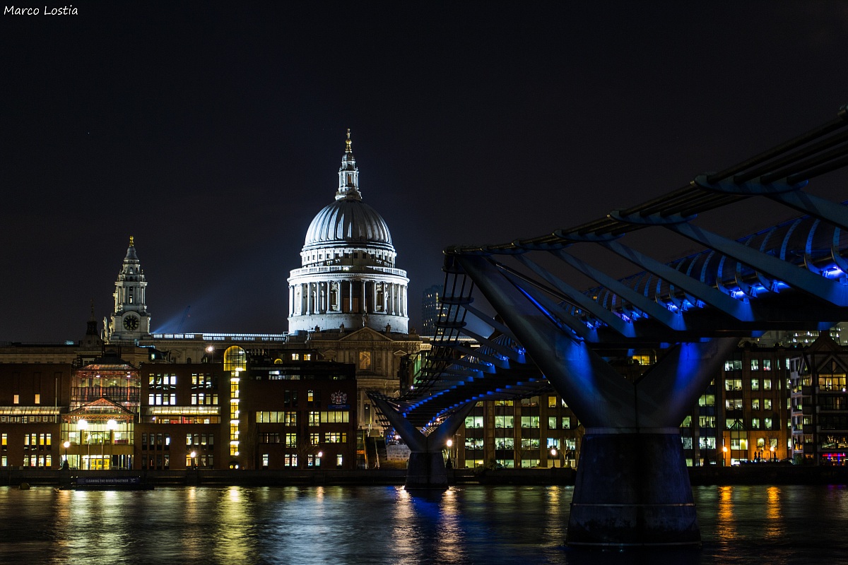 Millennium Bridge and St Paul's Cathedral