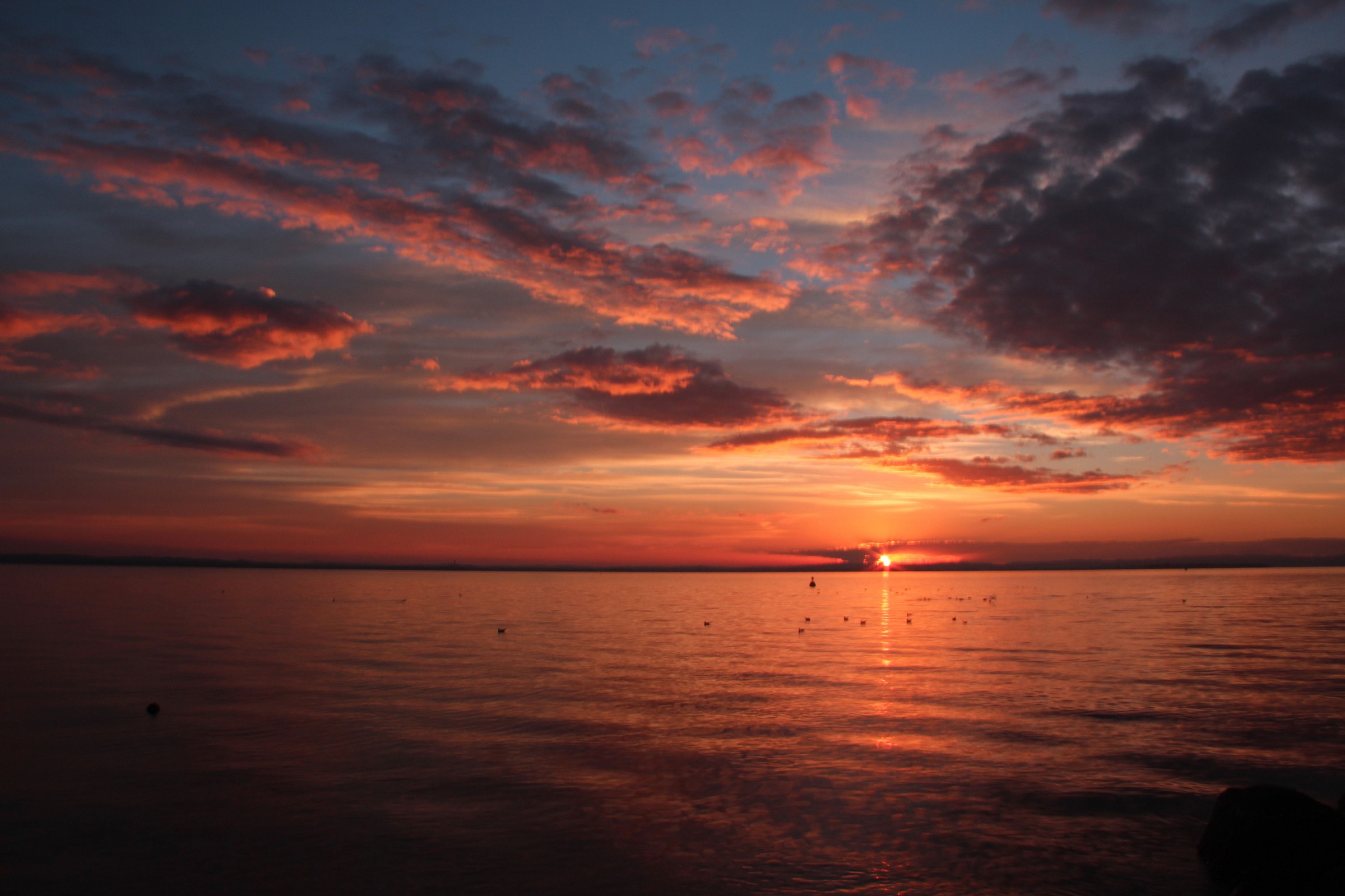 Tramonto sul lago di Garda
