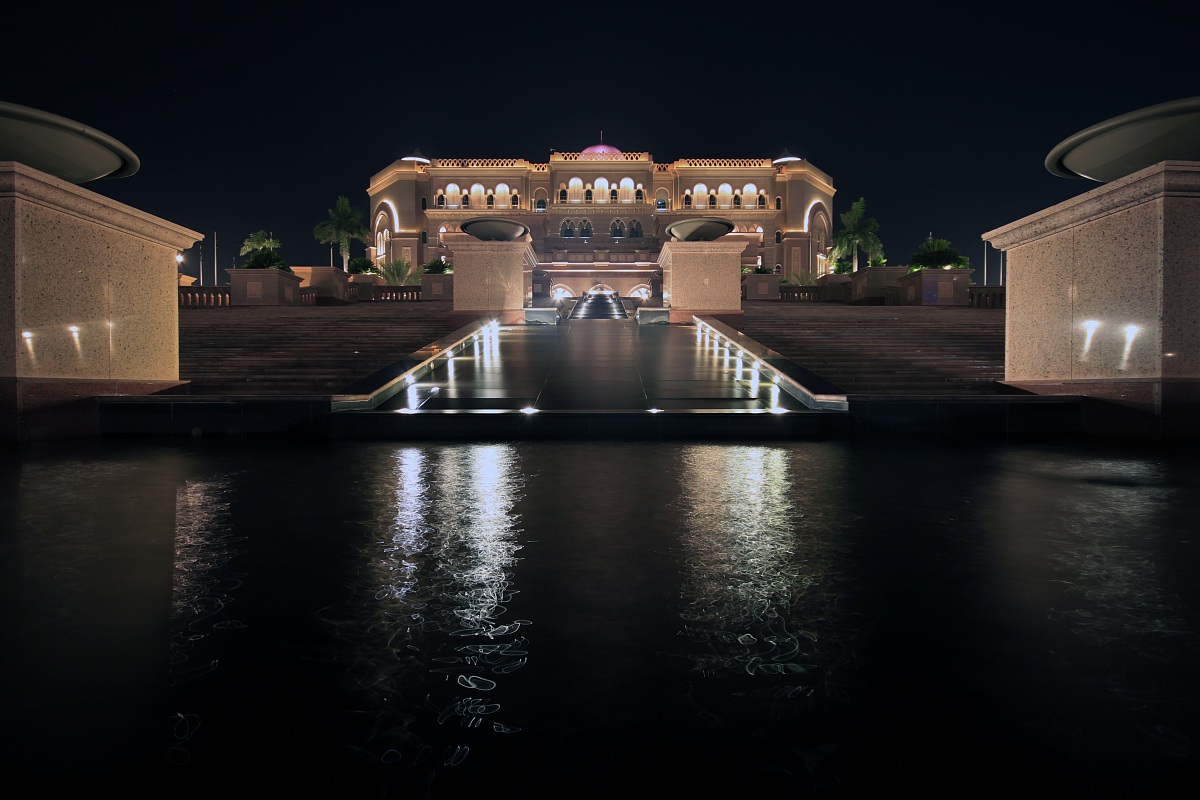 Emirates Palace in Abu Dhabi
