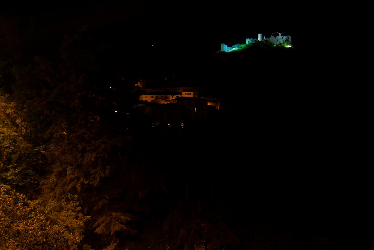 Castle by night