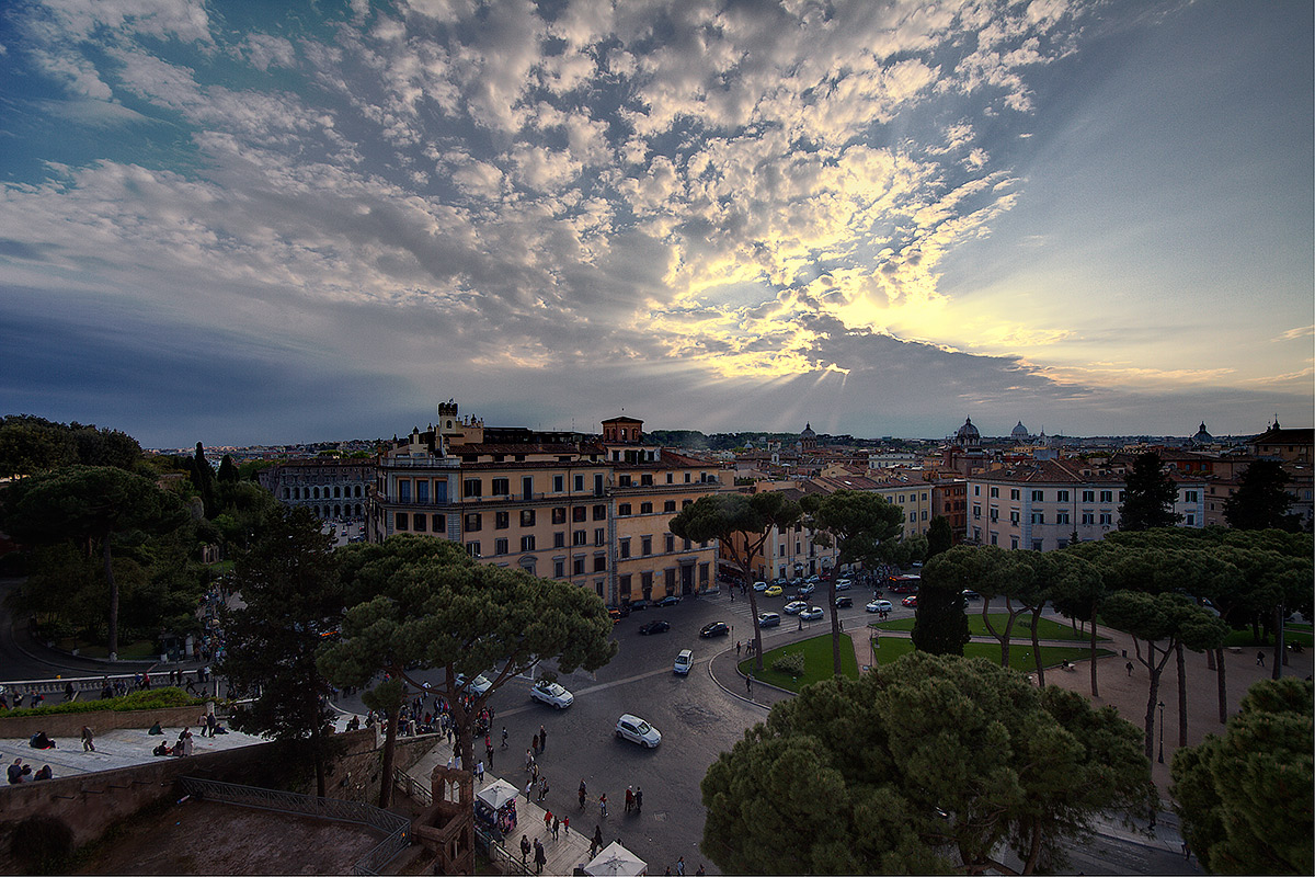 Tramonto su Roma
