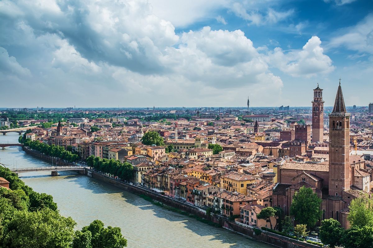 Nuvole su Verona