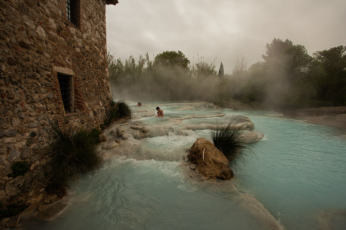 Saturnia ... invigorating baths