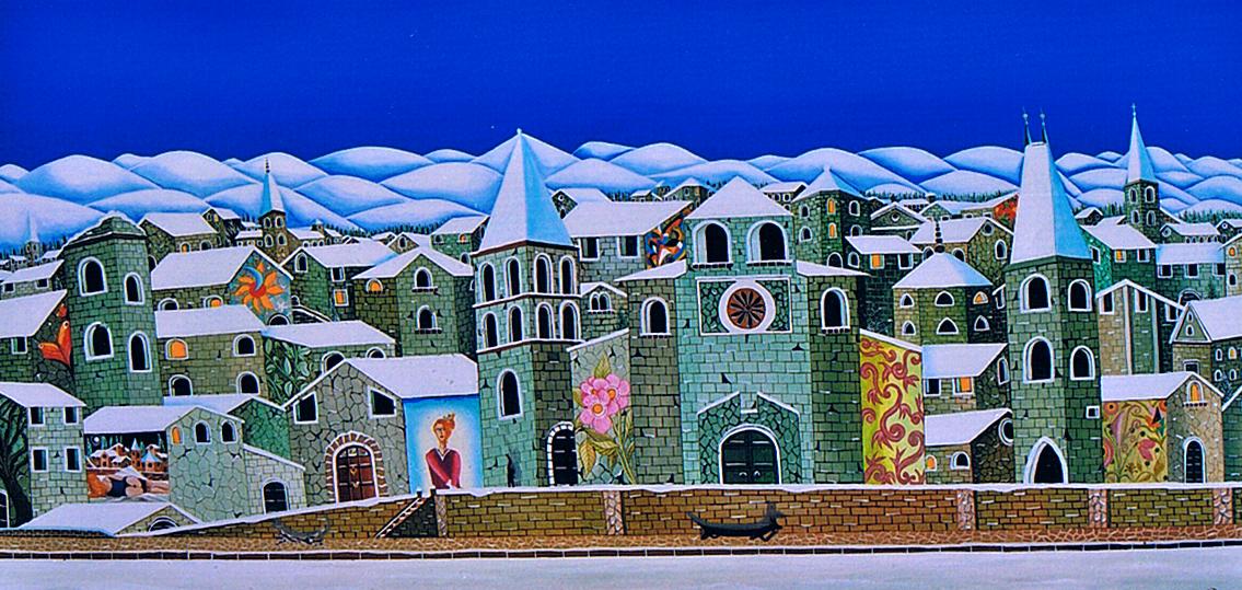 painters in the mirror