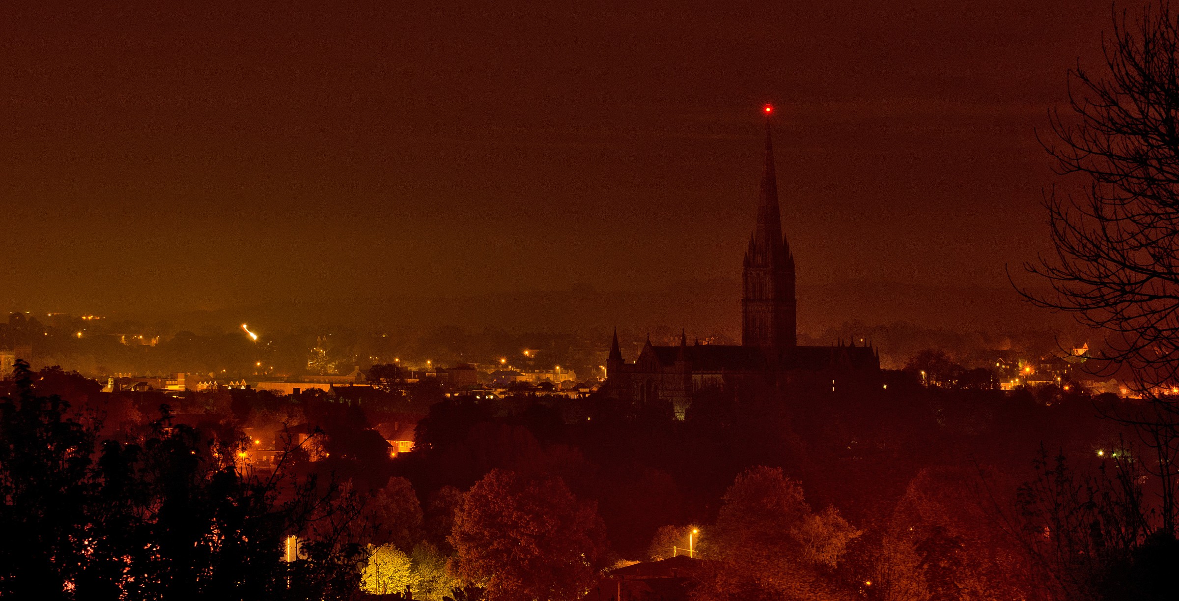 Cattedrale di Salisbury, dopo la mezzanotte