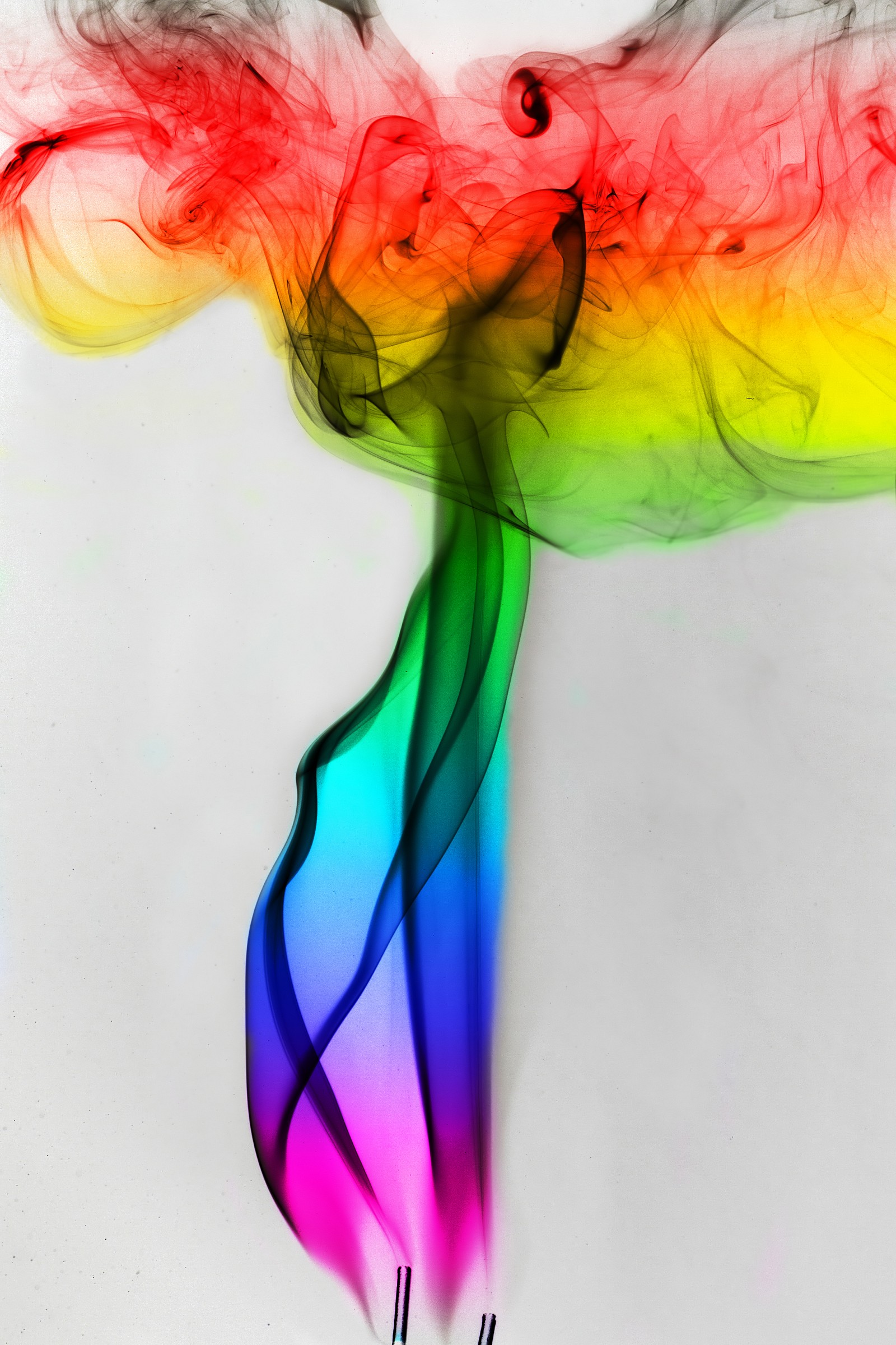Goddess of Rainbaow (Smoke Photography)