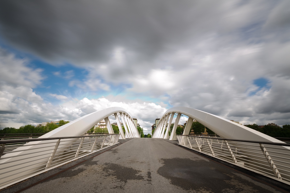 Il ponte della musica dopo lo scroscione!