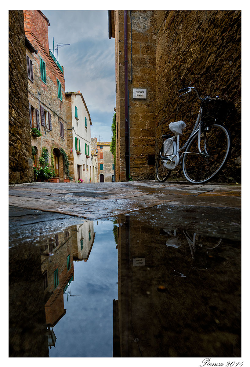 La Pienza riflessa