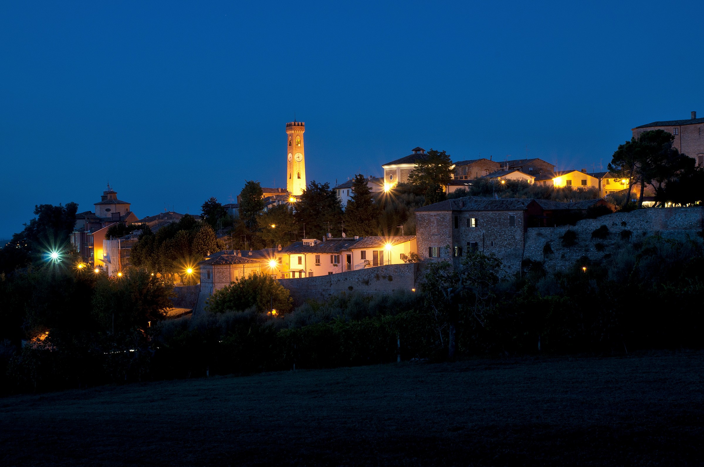 Santarcangelo by night
