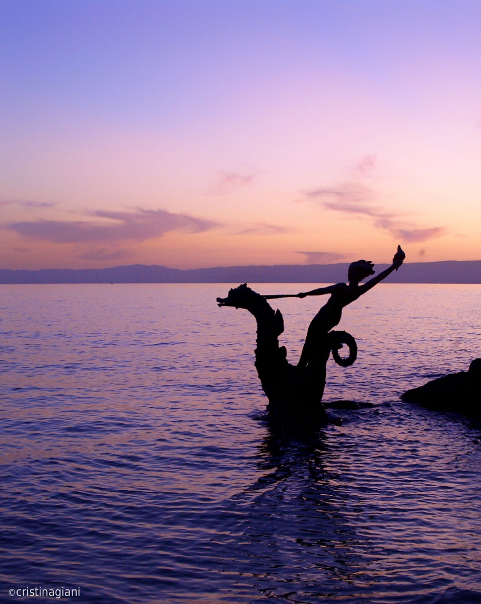 Cavalcando il tramonto