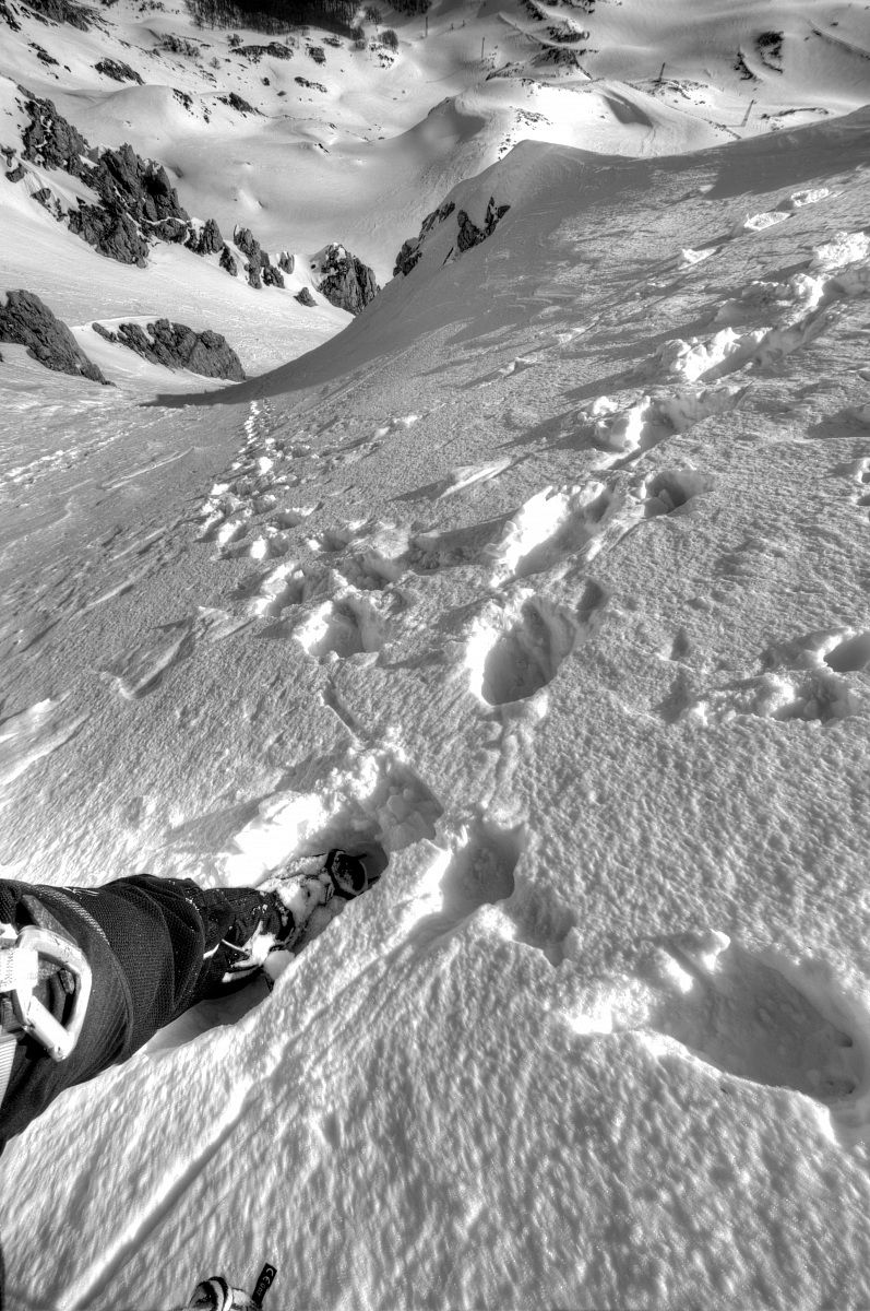 Terminillo - from the top of the channel Orsacchiotta