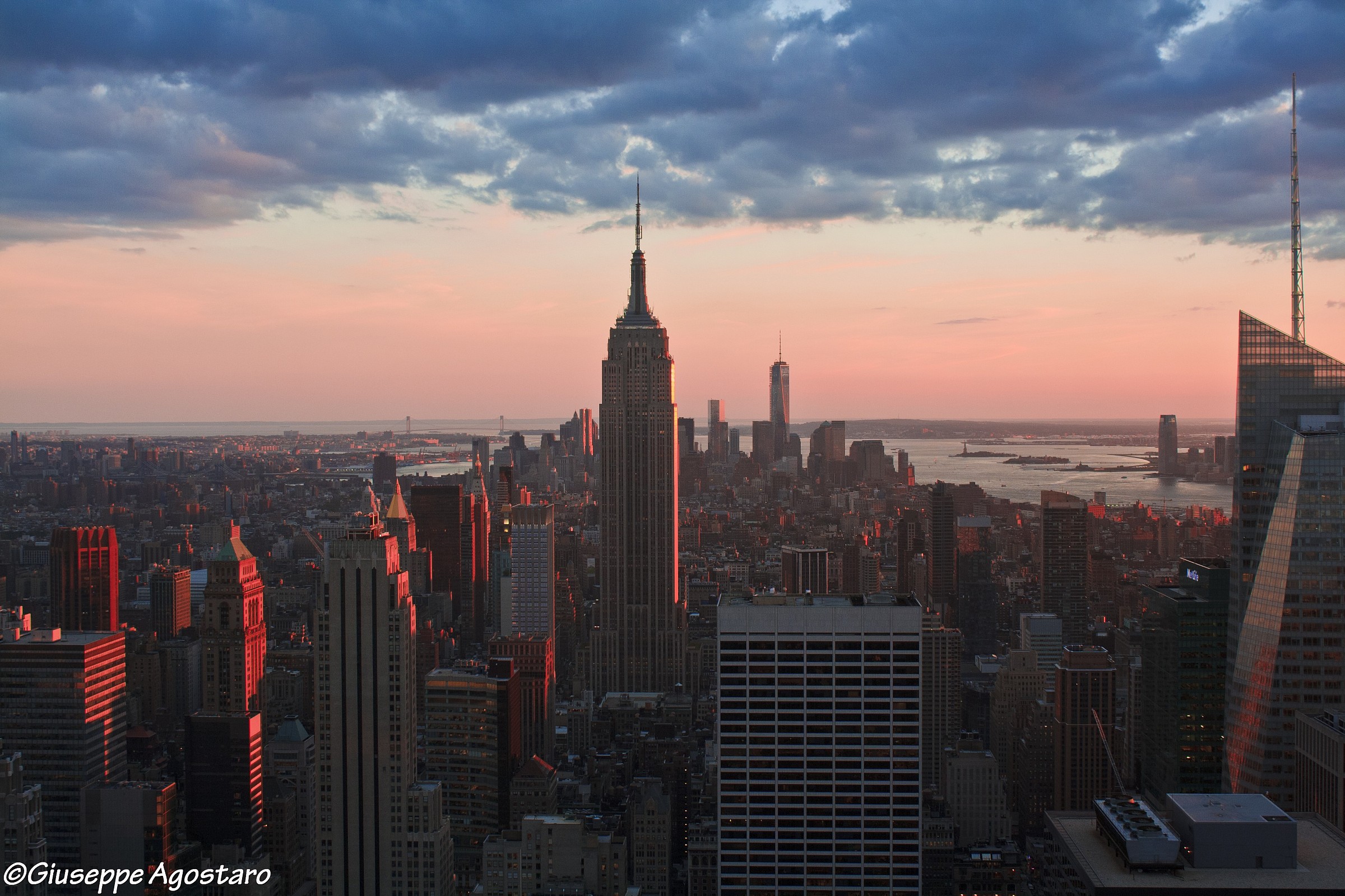 Empire State Building at sunset